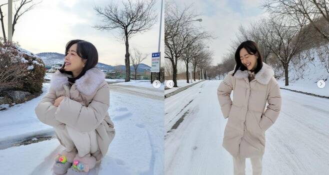 Actor Hong Soo-Ah has collected Eye-catching by revealing his pure and recent situation.Hong Soo-Ah posted several photos on his Instagram on the 5th, along with an article entitled The eyes are beautiful and will be warm by the end of 2020.In the photo, Hong Soo-Ah is sitting in the snowy outdoors.Hong Soo-Ah, who is wearing a cute fur shoes on padding and looking at his eyes and smiling brightly, captures Eye-catching.Another photo shows him smiling, revealing his teeth on a white Eye-catching, with the image of a pure-hearted Hong Soo-Ah causing admiration.On the other hand, Hong Soo-Ah is meeting with fans in the SBS drama Firebird 2020 as Lee Ji-eun.