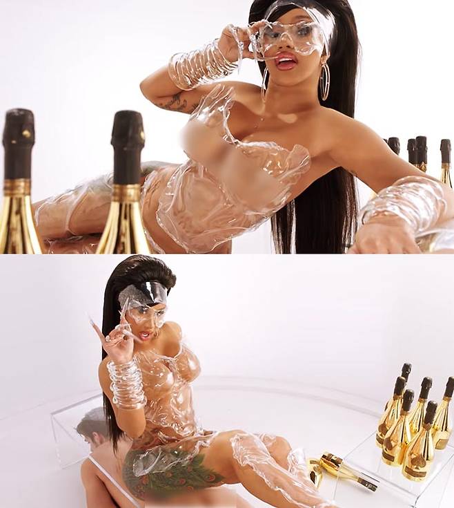 /사진=카디비 'UP' 뮤직비디오 캡처