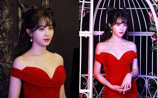 Actor Jung Hye-sung showed off her intense dress figure.The behind-the-scenes cut of the poster shooting scene of Actor Jung Hye-sung, who comes to MC of KBS Joy Beauty entertainment program Beauty3, was released.Jung Hye-sung in the public photo is completely digesting the lovely hairstyle that gave the point to the off-shoulder red dress reminiscent of Snow White with a big ribbon decoration, and captivating the eye with visuals as well as the shooting scene.She also looks at the camera and looks at the camera with a soft smile, as well as a professional aspect with detailed poses from the eyes to the fingertips.In this way, Jung Hye-sung, who boasts a variety of charms from charisma to lovely appearance at the Poster shooting scene, is expecting to show in the future Beauty 3.