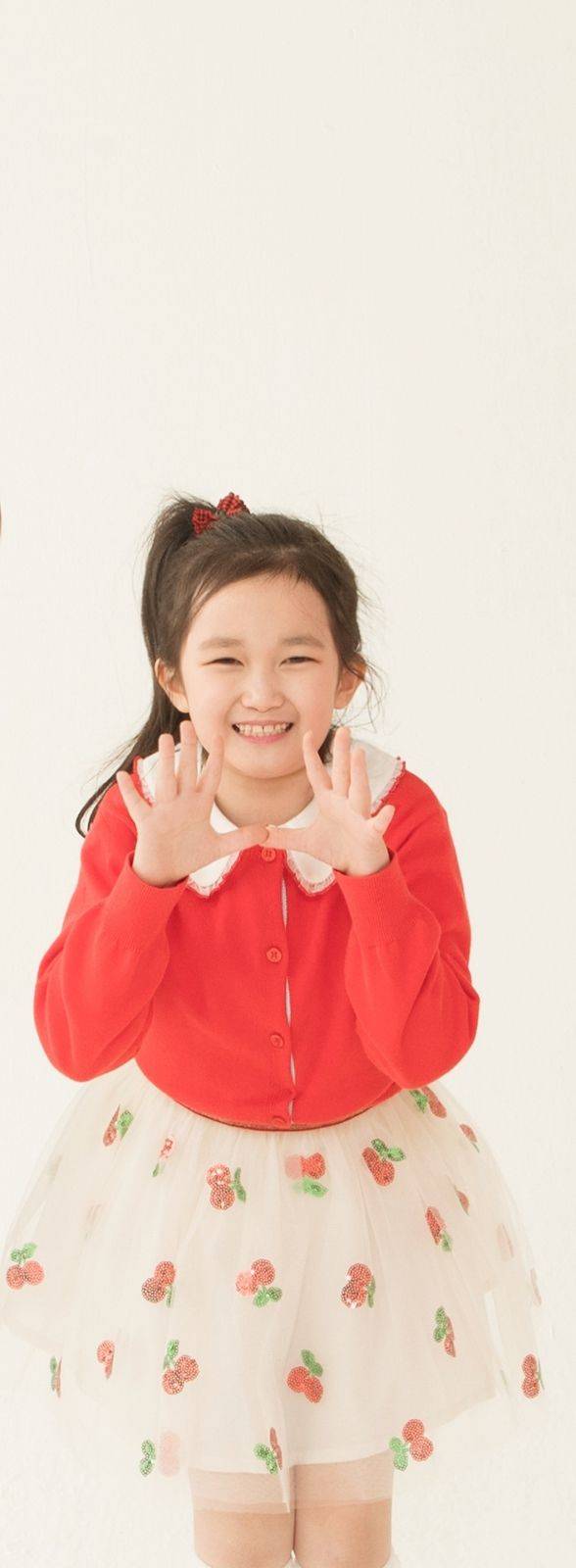 미스트롯2 초등부 막내 '귀여움'을 담당하고 있는 황승아 / 고운호 기자