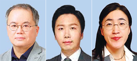 오정일 교수, 강호석 변호사, 이유봉 연구위원(왼쪽부터)
