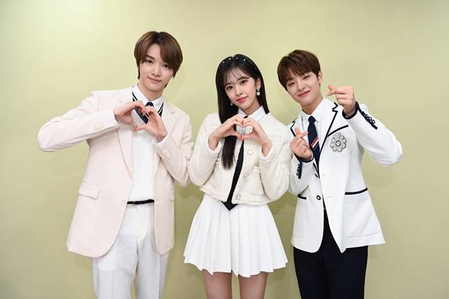 ▲ NCT 성찬, 아이즈원 안유진, 트레저 지훈(왼쪽부터). 제공| SBS
