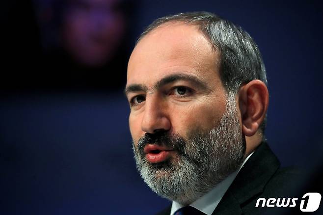 니콜 파쉬냔 아르메니아 총리. © 로이터=뉴스1 자료 사진