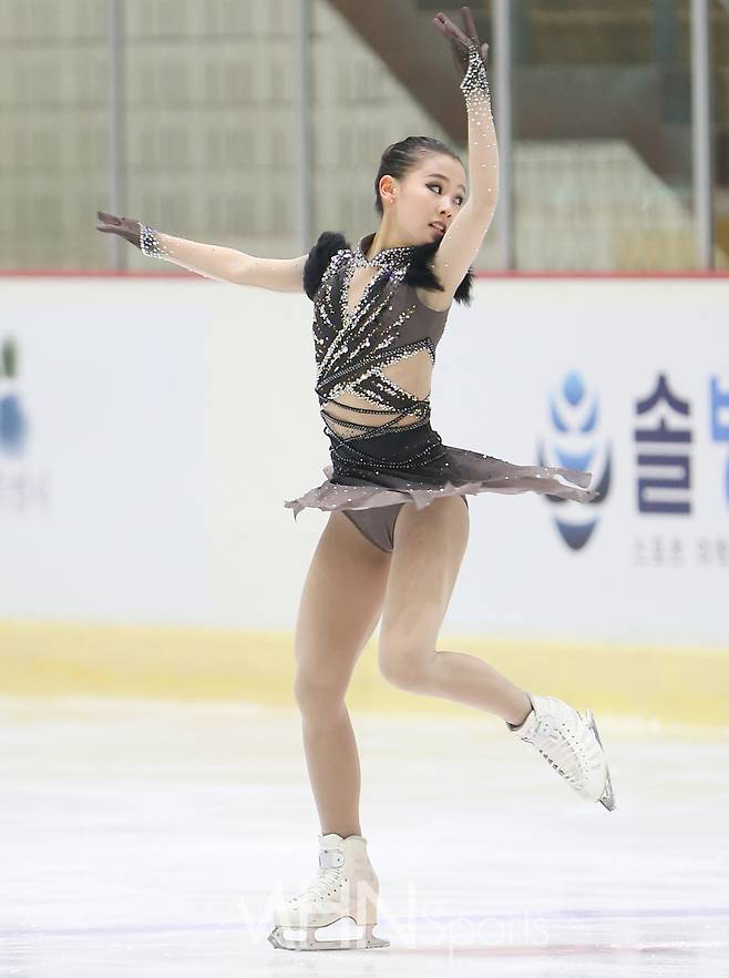 이시원(백암고)의 환상적인 회전과 강렬한 눈빛ⓒMHN스포츠 성대우 기자