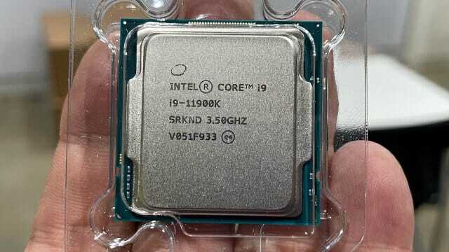 인텔 코어 i9-11900K 프로세서. 8코어, 16스레드로 작동한다. (사진=지디넷코리아)