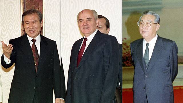 노태우 전 대통령, 미하일 고르바초프 전 소련 대통령, 김일성 전 북한 주석