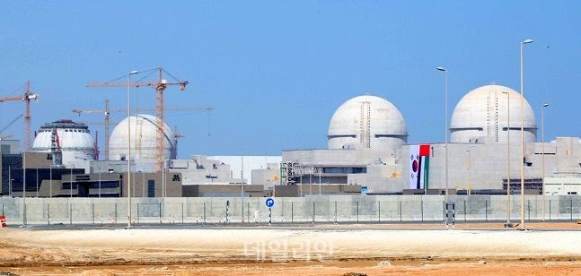 아랍에미리트에 건설 중인 바라카 원전 전경. ⓒ뉴시스