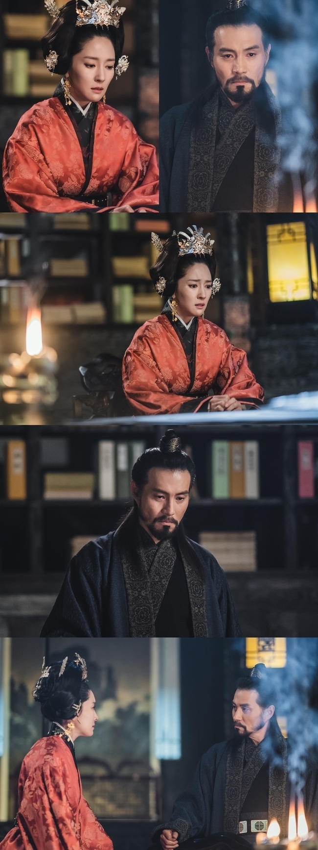 The serious look of Lee Hae-young and Wang Bit-na caught in an affair was captured.In the KBS 2TV monthly drama The Moon Rising River (playplayed by Han Ji-hoon/directed by Yoon Sang-ho), which was broadcast on March 30, Pyeong-gang (Kim So-hyun) was shown trapping Plateau (Lee Hae-young) and Janbi (Wang Bit-na).Pyeong-gang pretended to have obtained the two peoples joint letters by faking them, proving that there was a real joint book by inducing them to steal the book.On April 3, the Moon floating river side unveiled a still cut that captured the true value of the plateau table in deep trouble.The serious expression of the Plateau table and the Jinbi table in the public photos attracts attention, and the image of the Plateau table filled with troubled Jinbi and anger seems to show the serious situation they are in.The Jinbi in the ensuing photo even looks scared, while the Plateau table is something that is determined so hard that it amplifies curiosity about what it is decided to do.Plateau table and Jinbi, which Pyeong-gangs mother, Queen Yeon (Kim So-hyun), falsely accused her of adoring another man.It is a great crime for a kings woman to meet another man, and if the relationship between the two men who had been deceiving the Plain King for many years is revealed, the Plateau table as well as the truth will not be safe.