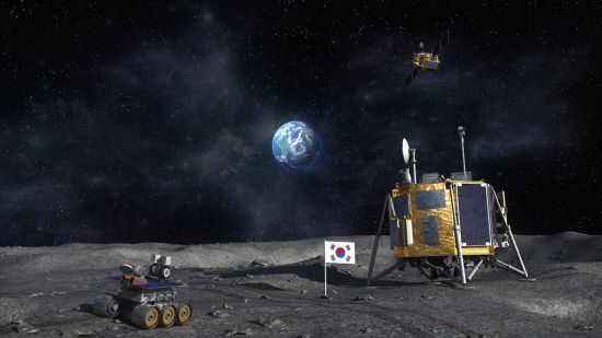 한국형 달 탐사 상상도.