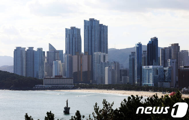 부산 해운대구의 아파트. 2018.9.27/뉴스1 © News1 여주연 기자