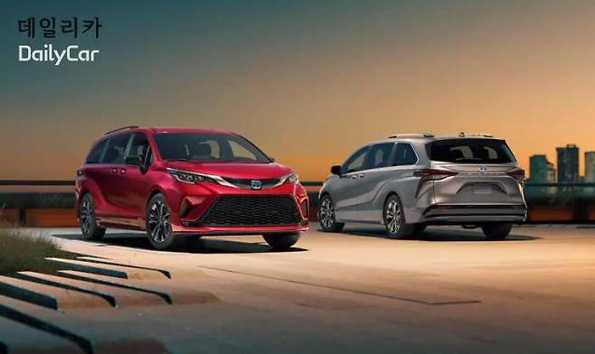 토요타, 시에나 하이브리드 </figcation>