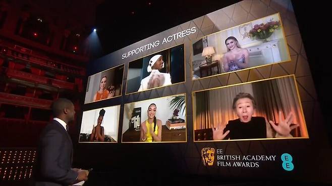 (BAFTA awards screenshot)