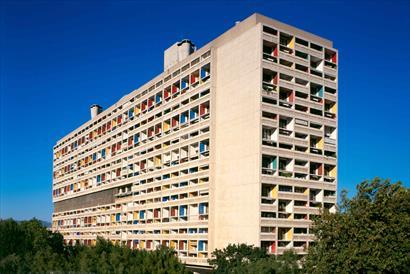 The Unite d‘habitation in Marseille, France, designed by French architect Le Corbusier and inaugurated in 1952 (Fondation Le Corbusier)