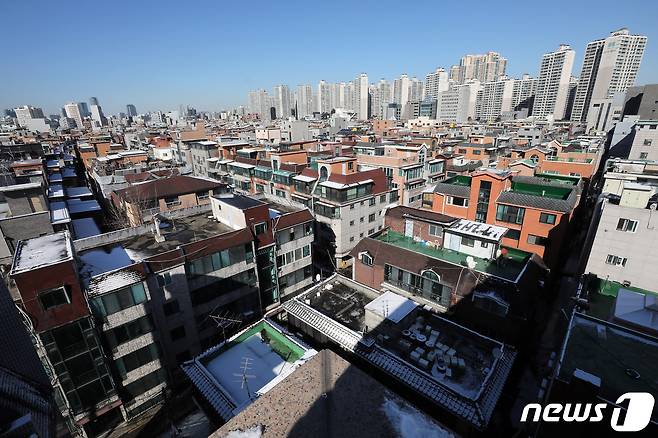서울 역세권 노후 저층 주거지 모습.(뉴스1 자료사진)© News1 박세연 기자