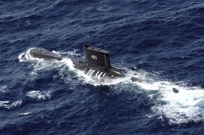 인도네시아 해군 잠수함 ‘낭갈라(Nanggala·402)’함. [AP]