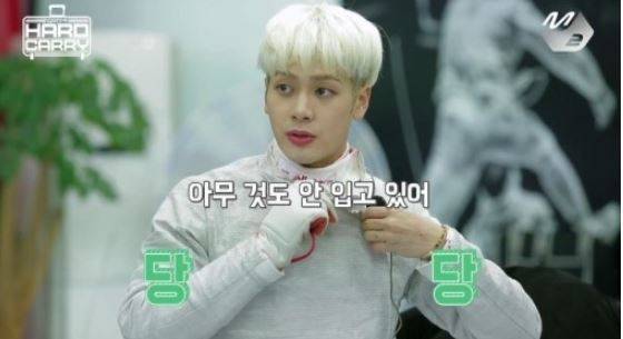 잭슨(사진=M2 ‘갓세븐의 하드캐리’ 화면캡처)
