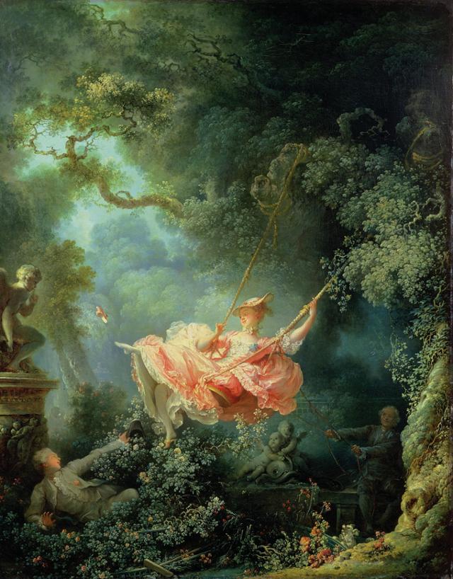 프라고나르(Fragonard), 그네(The Swing), 1767, 월러스 컬렉션 소장