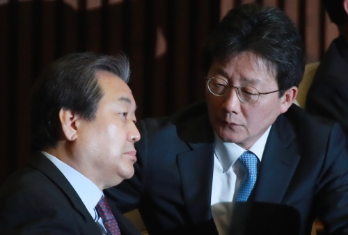 김무성 전 의원(왼쪽)과 유승민 전 의원. 사진=연합뉴스