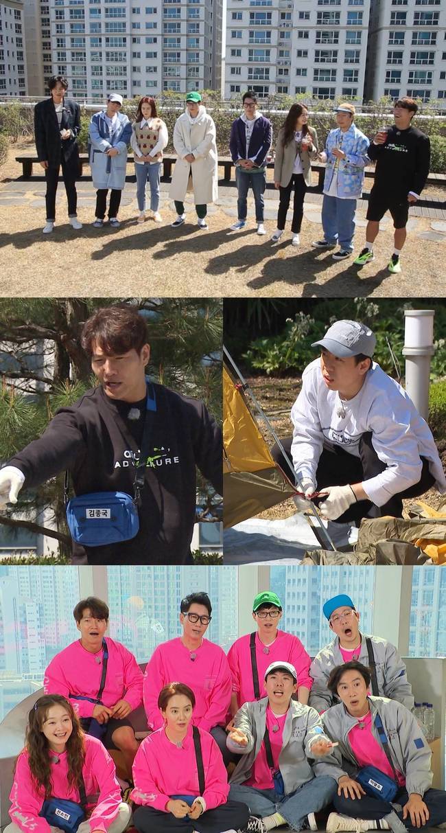 Running Man reinterprets SBS representative entertainments.On SBS Running Man, which will be broadcast on May 9, members who digest various entertainment programs in SBS stations will be revealed.On this day, there is a race that needs to be done all day in the station.In fact, a mission will be held that transforms SBS representative entertainment programs such as Jungles Law, The Alley Restaurant, Deacon Unified, and Burning Youth into Running Man.When the first Schedule was released, the members complained that they were too urban but began to adapt to different styles of missions that required camping.Yang Se-chan, a Jungle experienced person, led the members to make tents, while Kim Jong-guk, who said he was from Boy Skout, made tents only with his mouth.Lee Kwang-soo, who was unable to tolerate it, exploded and laughed at the scene, saying, Is Boy Skout like this?In the following Schedule, we had the first time to communicate with fans by conducting live SNS broadcasts for Running Man.At the request of the fans, Jeon So-min had a short but laughing time, showing Brave Girls Rollin Dance, while Lee Kwang-soo showed a patented Happy but Sad Look.