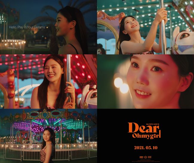 Concept Fairy OH MY GIRL (OH MY GIRL) opened its last Tracks Film two days before its comeback.On the 8th, WM Entertainment, a subsidiary company, announced the sixth track film Oh of OH MY GIRLs eighth mini album Dear OHMYGIRL through the official SNS channel.Im so sorry. Play with me in the dream was released public.Public released footage captures a glamorously illuminated amusement park in the dark night and the joyful time of Choi Hyo-jung captured in it.The atmosphere reminiscent of the summer night festival, from the colorful carousel in the dark background to the bright smile of Choi Hyo-jung facing him, and the image of the fireworks inserted in the middle, decorated the colorful finale like the last track film released just before the comeback.Especially, the phrase Hello, Play In Your Dreams, which appears in the video, and the flame that turns into a mirror ball, and the phrase Hello, Play In Your Dreams, which appear in the video, are as if they depicted a dream that is far from reality.The new song DUN DUN DANCE is a Nu-Disco style song that shows OH MY GIRLs colorful vocal harmony and addictive hooks.It will show the essence of the dance pop of the OH MY GIRL table with melody and lyrics that seem exciting but have a faintness and affection.Last year, the top score of the music charts with Nonstop and Dolphin, as well as achieving eight music broadcasts and exceeding 100 million cumulative streaming music sources, has become the top-class girl group by posting its name on the Gaon chart platinum certification list.On the other hand, OH MY GIRL will perform its eighth mini album Dear OHMYGIRL through various music sites at 6 pm on the 10th.