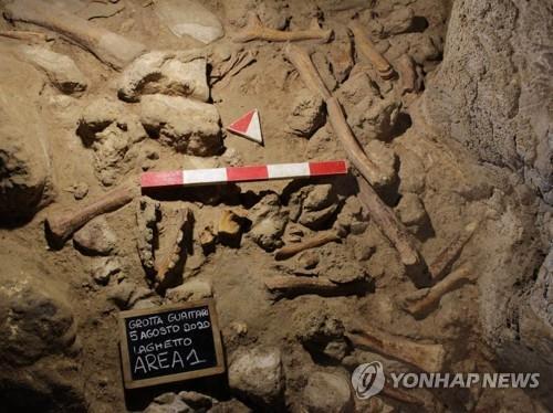 네안데르탈인 유해 발견된 이탈리아 과타리 동굴 [AP=연합뉴스]