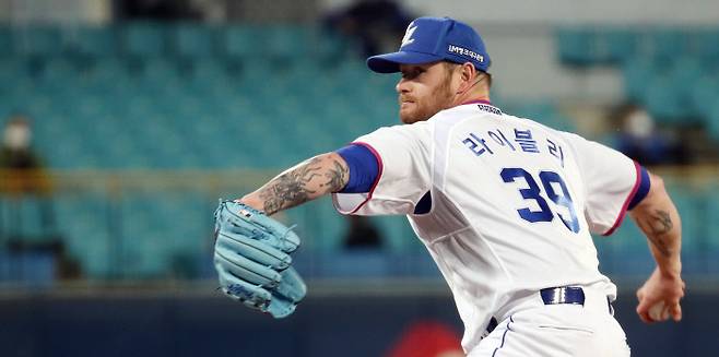 삼성 벤 라이블리. 연합뉴스