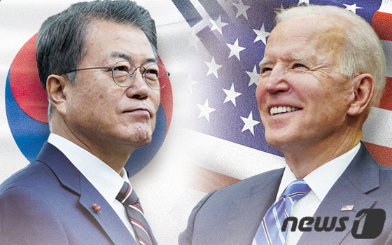 문재인 대통령(왼쪽)과 조 바이든 미국 대통령 © News1 이은현 디자이너