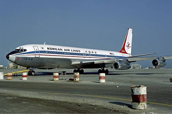 위키미디어 / 대한항공의 보잉 707기