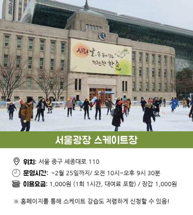 출처: 파이낸셜뉴스/ 즐거운 서울광장 스케이트장
