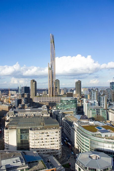 출처: 런던에 지어질 계획인 80층 목재 고층빌딩, 사진 출처: Wired UK