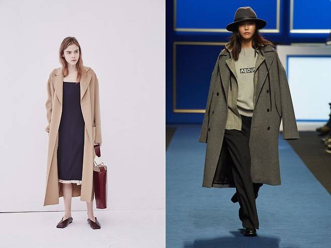 출처: 로우클래식 16FW (좌) / 노앙 16FW (우)