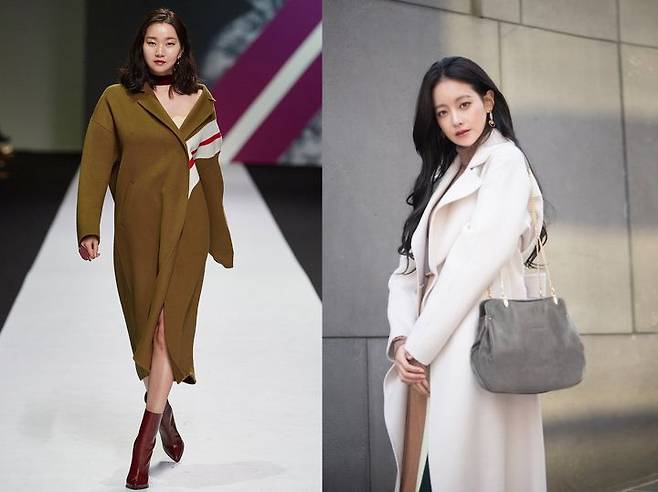 출처: YCH 16FW (좌) / 오연서 인스타그램 (우)
