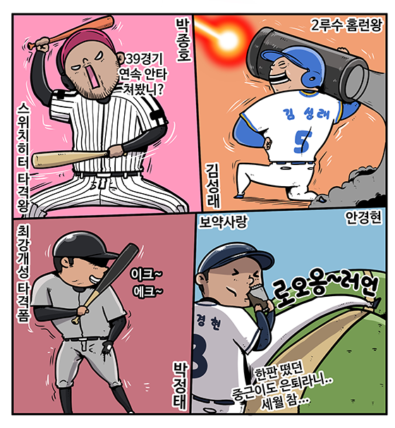 출처: KBO MLB 전체 카툰 보기