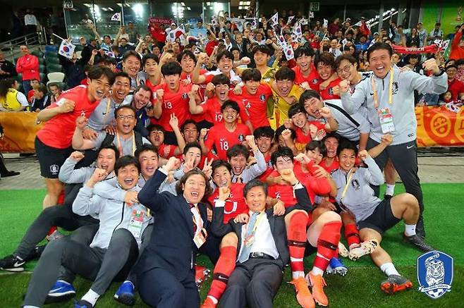 출처: @대한축구협회 U-20 선수들