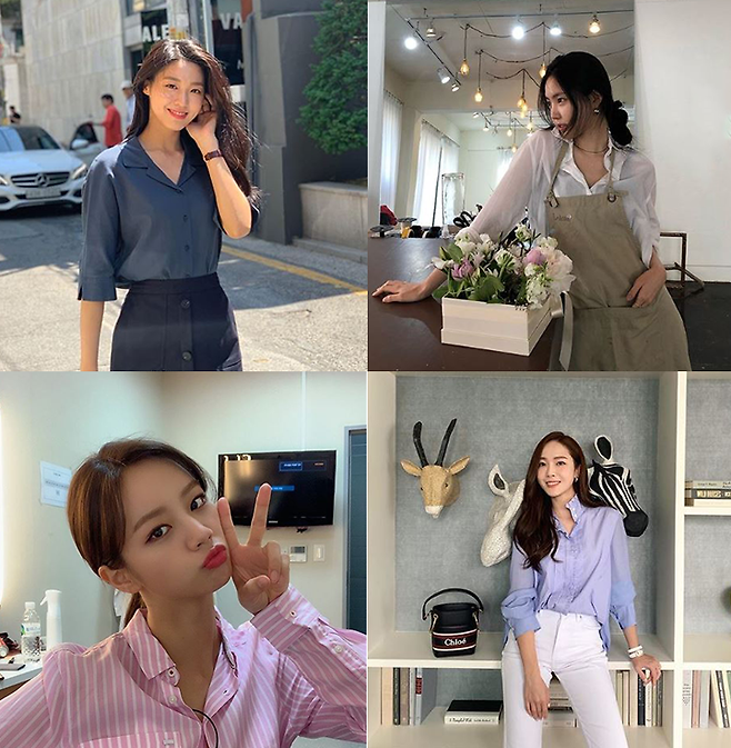 출처: 설현 / 손나은 / 혜리 / 제시카 인스타그램