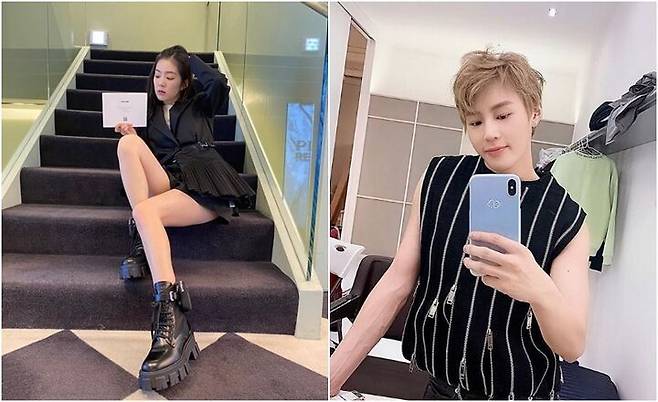 출처: 아이린, 하성운 인스타그램