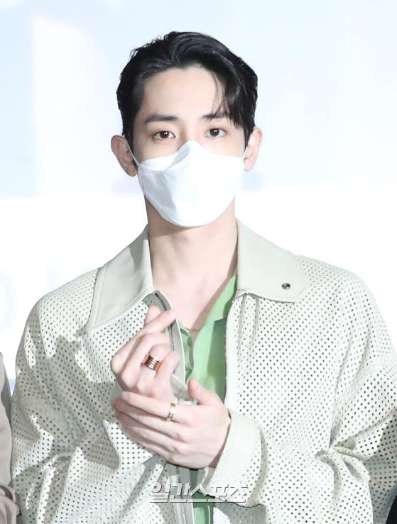 Actor Lee Soo-hyuk is attending the movie Pipeline stage greetings held at Lotte Cinema Cheongnyangri in Seoul Dongdaemun District on the afternoon of the 29th.Pipeline (director Yoo Ha) is a crime entertainment film depicting a team play by six potters who dream of turning their lives around by stealing hundreds of billions of oil hidden under the land of the Republic of Korea. Seo In-kook, Lee Soo-hyuk, Yoo Seung-mok and Bae Da-bin performed.