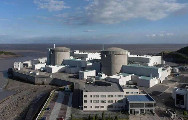 중국 푸젠성에 있는 푸칭 원자력 발전소. 이 원전 5호기에는 처음으로 중국이 개발한 화룽1호 원자로가 들어갔다. /중국전력보