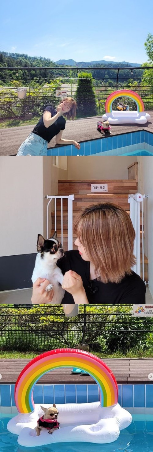 Singer Park Choa has revealed his current status with Pet.Park Choa posted an article and a photo on his instagram on the morning of the 2nd, Happy Travel with my Chihuahua and my brother and sister.Inside the picture is a picture of him boasting a pretty look in the background of sitting Pets.In another photo, a youthful Park Choa holding Pet was captured.In his appearance of a friendly time with a bright smile, he was filled with loveliness and freshness.Meanwhile, Park Choa is appearing on the Lifetime entertainment program Beauty Time Season 3.