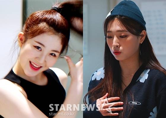 하이엘 하윤(왼쪽)꽈 예슬