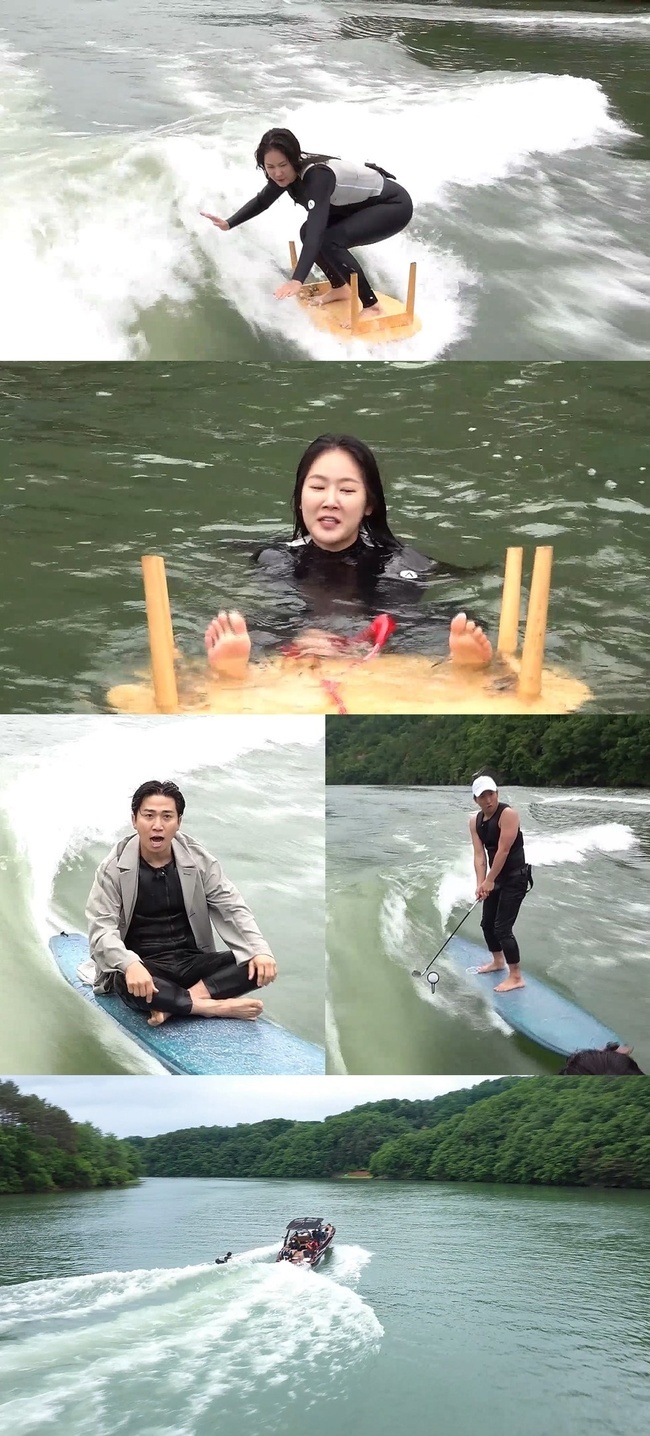 Soyou Top Model in Man in the Kitchen SurfingMBC Point of Omniscient Interfere broadcast on June 5th will reveal Soyous special day in Surfing conquest.Another hobby of athletic mania Soyou, Wake Surfing, on the day Soyou, along with Manager, will go on to conquer Surfing completely.In particular, on this day, Yoo Se-yoon, the god of Surfing, showed his dignity to the point of being on the spot.First, Yoo Se-yoon washs on a board game running on the water, and lies on a board game and asks for a nap, which surprises everyone.In addition, Yoo Se-yoon turns a hula hoop on a board game and even swings a golf club.The Yoo Se-yoon Surfing Show was not the end here.Soyou was surprised to hear that he could not keep his mouth shut in the Surfing performance of Yoo Se-yoon.What was the Surfing novel of Yoo Se-yoon, which can not be believed to see?