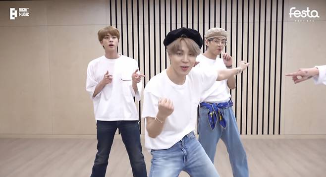 '우아하거나 귀엽거나' 방탄소년단 지민, 안무 연습 영상 '갭사이神' 무대천재