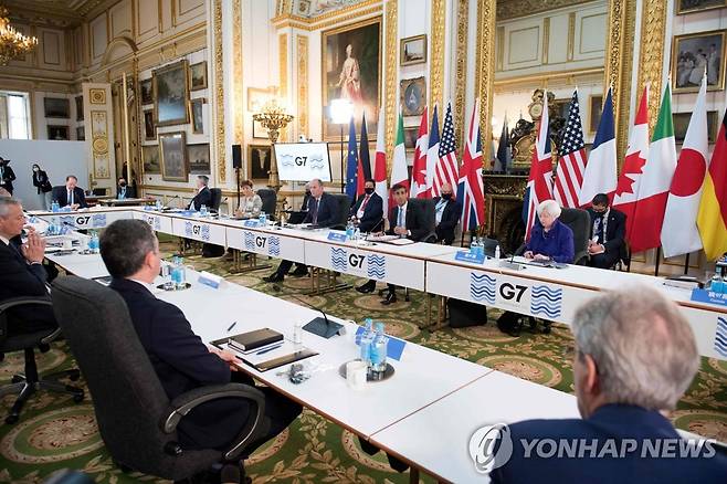 G7 재무장관 회의 [AFP=연합뉴스 자료사진]