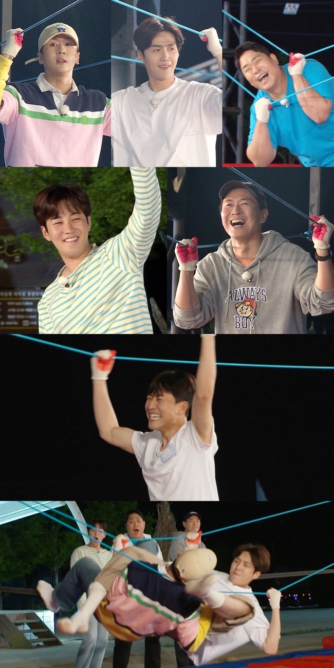 2 Days & 1 Night The six mens treats are held.In the last story of KBS 2TV Season 4 for 1 Night 2 Days (hereinafter referred to as 1 night and 2 days) Wow Travel feature, which is broadcasted at 6:30 pm on June 6, six mens travels to enjoy the beautiful scenery of Gangwon Province are drawn.On this day, the members compete fiercely to win the double-decker mission, which has been awarded the previous prize.When the funambulism game Kyonggi chapter of Wow special season 4th Scalable Vector Graphics is released, the members are amazed.Armed with excellent concentration, the members boast six-color funambulism technology and warm up the Kyonggi even more.Ravi turns into a tree sloth and boasts a stable Kyonggi power using long arms, while Mun Se-yun enters the early steamer with overwhelming weight and flexibility.Kim Seon-ho also said that he used the public relations balloon tactic that does not shake while moving his arms and legs constantly.