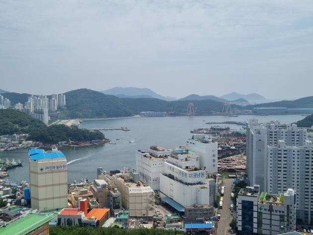 다대포항 인근 전경. 사진=이송렬 기자