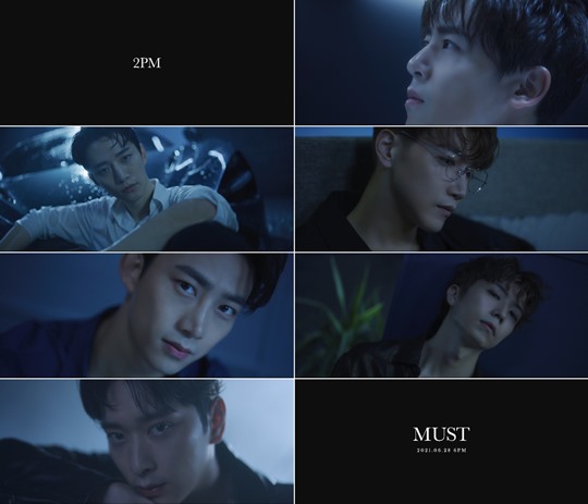 Group 2PM will release its new Album MUST on June 28 and return to Perfect Field in about five years.JYP Entertainment surprised 2PMs new album name MUST with the video 2PM MUST Trailer: The Hottest Origin (Tupem Must Trailer: The Hottest Origin) on the official SNS channel at 0:00 on the 7th, making fans happy to have waited for a Perfect Field comeback.This trailer is designed to make you feel the charm of 2PM, which has a unique character and influence among K-pop groups.It is like a Nichkhun who reminds me of a high-end perfume advertisement, Junho who loosens his tie and washs it, and JUN who seems to think about something in deep night inspiration.K (Jun-ke), a smart-looking Taek-yeon who is immersed in work, Woo-young, who is filled with emotions and has a dreamy atmosphere, and the approval of revealing the deadly wildness in the classic car, fully realized the imaginary boyfriend and made the fans elasticity.They will prove their unique presence by revealing the upgraded strength of the fans and the public to the group 2PM as well as the six-color sexy scene.2PM is preparing for the new Perfect Field album in about five years since the regular 6th album GENTLEMENS GAME released in September 2016.The music and members passions that will not vainly wait for the long wait of Hottest (Fantum Name: HOTTEST) are determined to bring their own best quality content.2PM, which finished the military service for the last time in March this year, is attracting attention as the biggest comeback group in the summer of 2021.Last year, the true value of the regular 5th title song We, which was released in 2015, has been reexamined and still enjoys a comeback on the chart popularity.Six energy flowing on stage and seductive songs written and composed by JUN. K caught the attention of K-pop fans both at home and abroad.Thanks to the We craze, 2PM Perfect Field has attracted great expectations and attention from fans in its unique sexy beauty.Meanwhile, 2PMs new Album Must will be released on various sound One sites at 6 pm on the 28th, and will be booked and sold from noon today (7th).PhotolJYP Entertainment