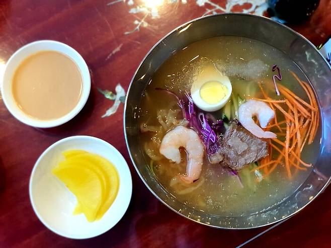 진보의 비취냉면. 백문영 제공