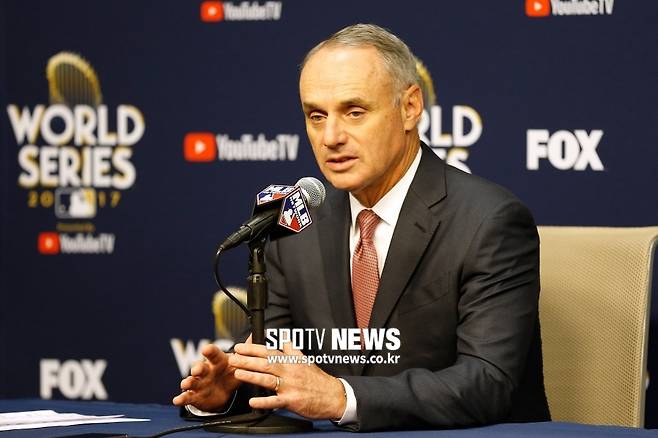 ▲ 메이저리그 커미셔너 롭 만프레드 ⓒ게티이미지 코리아