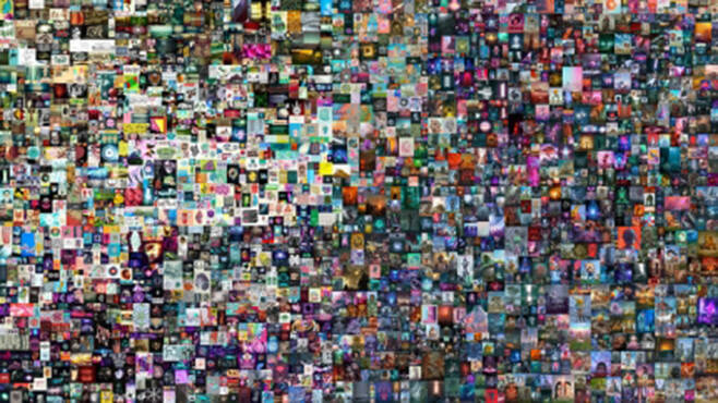 최근 글로벌 NFT로 거래된 디지털 아티스트 비플(Beeple)의 작품 ‘매일: 첫 5000일’