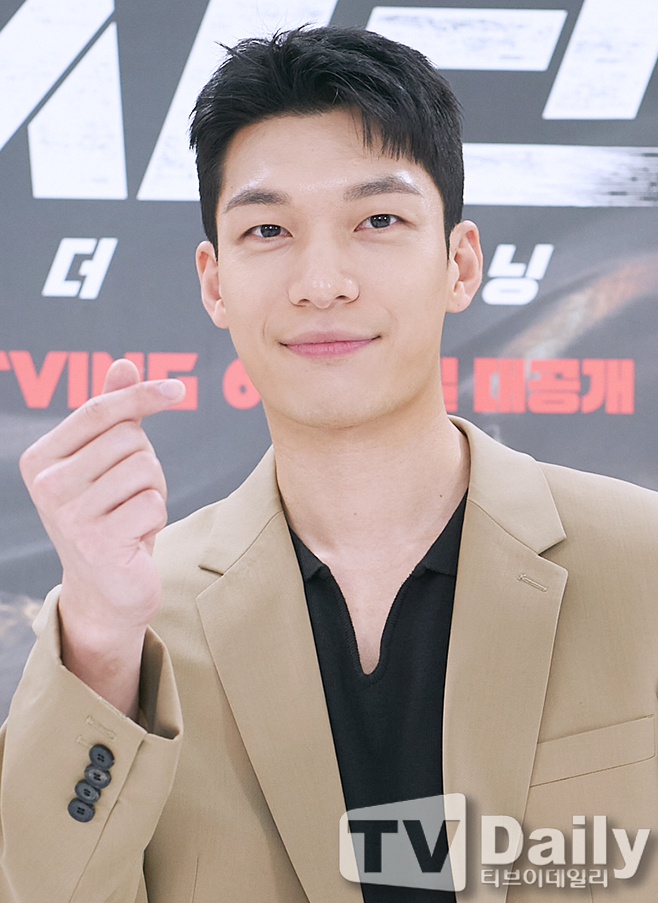 Tving Original Movie Shark Tale: Derby Ginning Online production presentation was broadcast live on Online on the morning of the 15th.Kim Min-seok, Wi Ha-joon, Jung Won-chang, and Chae Yeo-joon attended the production presentation.Photo: Tving